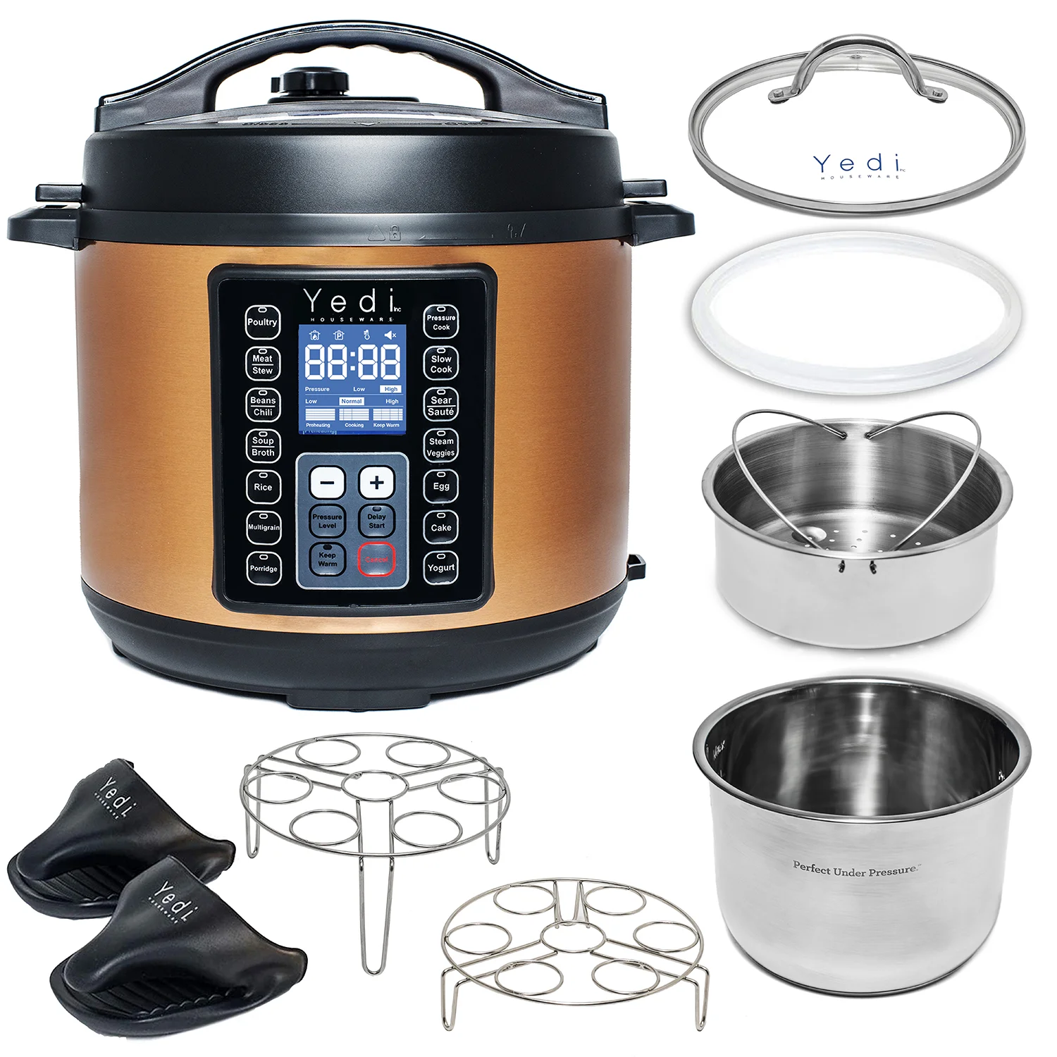Total Package Pressure Cooker (6 Quart) — Yedi Houseware